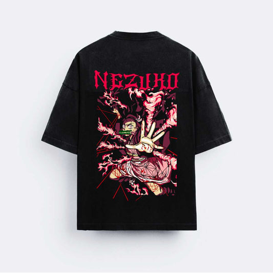 Demonslayer Nezuko - OverSized T-Shirt | oversized tshirt | demon, demonslayer, nezuko, oversized | DEHAVARMAN