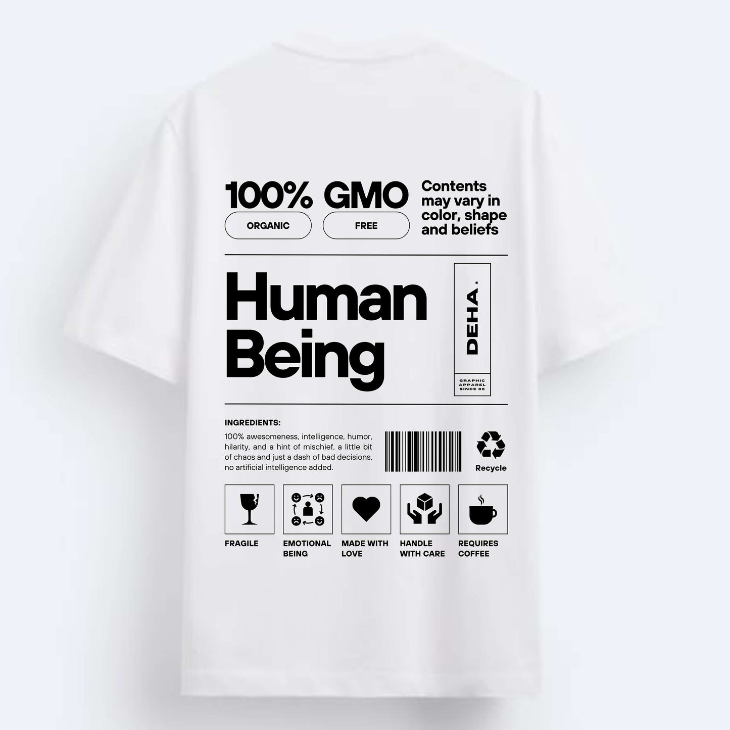 HUMAN-TAG | oversized tshirt | D.V, DV, original, premium, premium collection | DEHAVARMAN